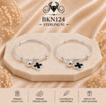 BKN124 92.5 Sterling Silver Bacha Kangan portrait