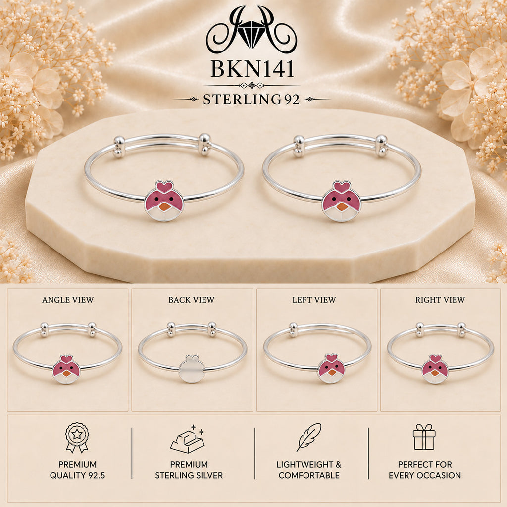 BKN141 92.5 Sterling Silver Bacha Kangan collage