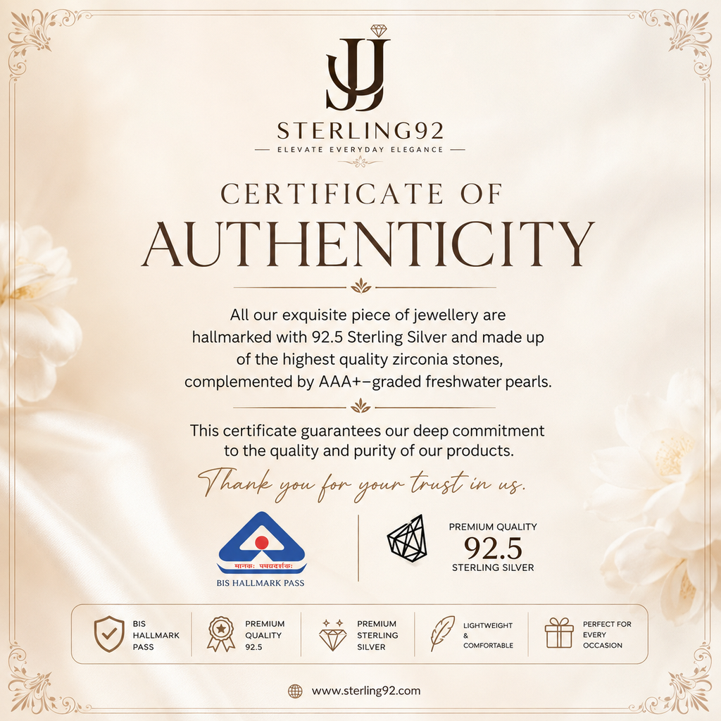 Sterling92 Certificate of Authenticity