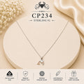 925 Sterling Silver Dolphin Pendant Chain