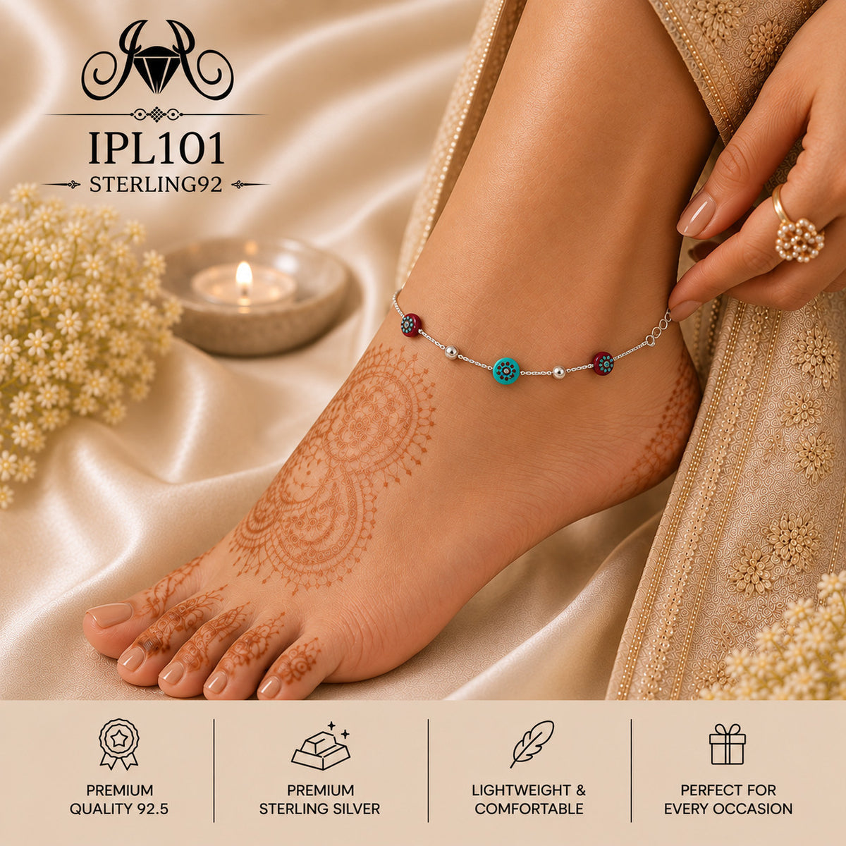 IPL101 Imported Payal wearing