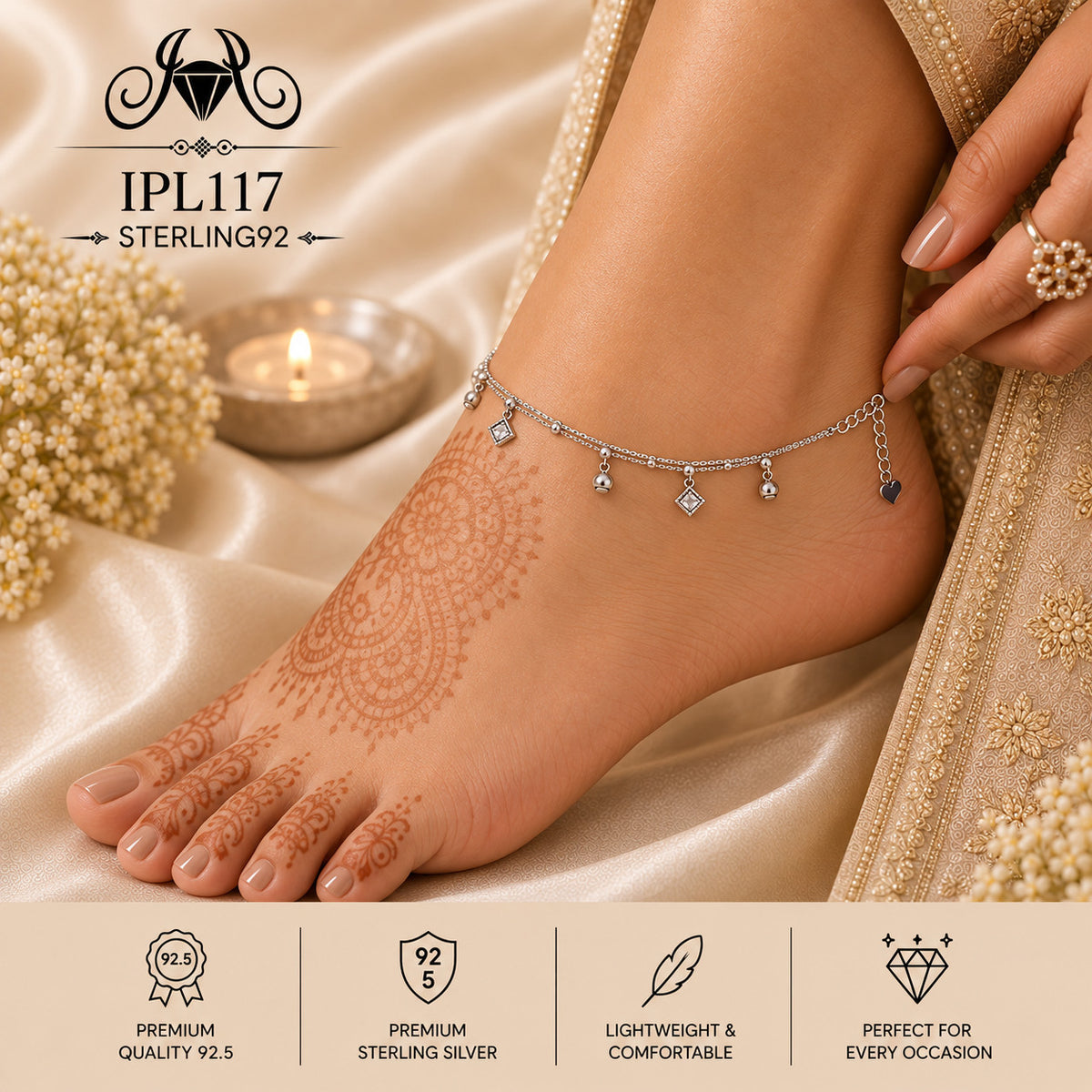 IPL117 Imported Payal wearing