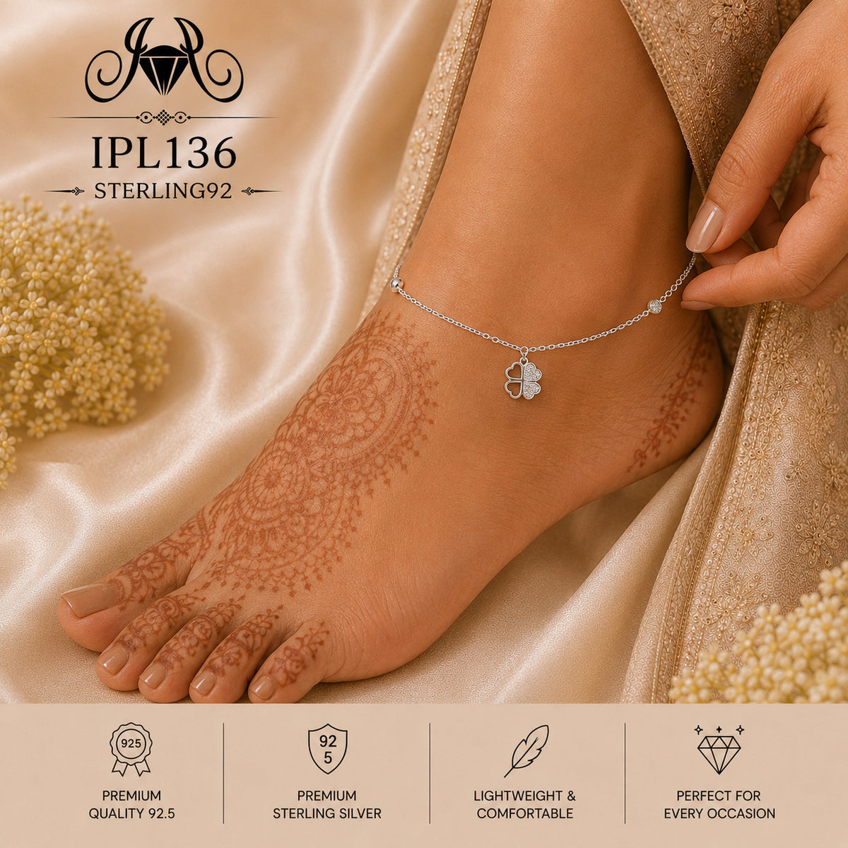 IPL136 Imported Payal wearing