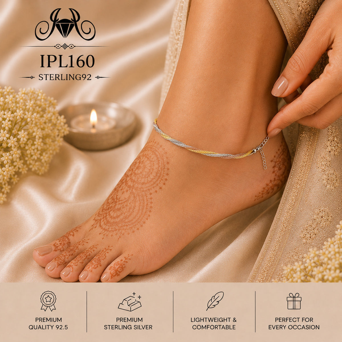 IPL160 Imported Payal wearing