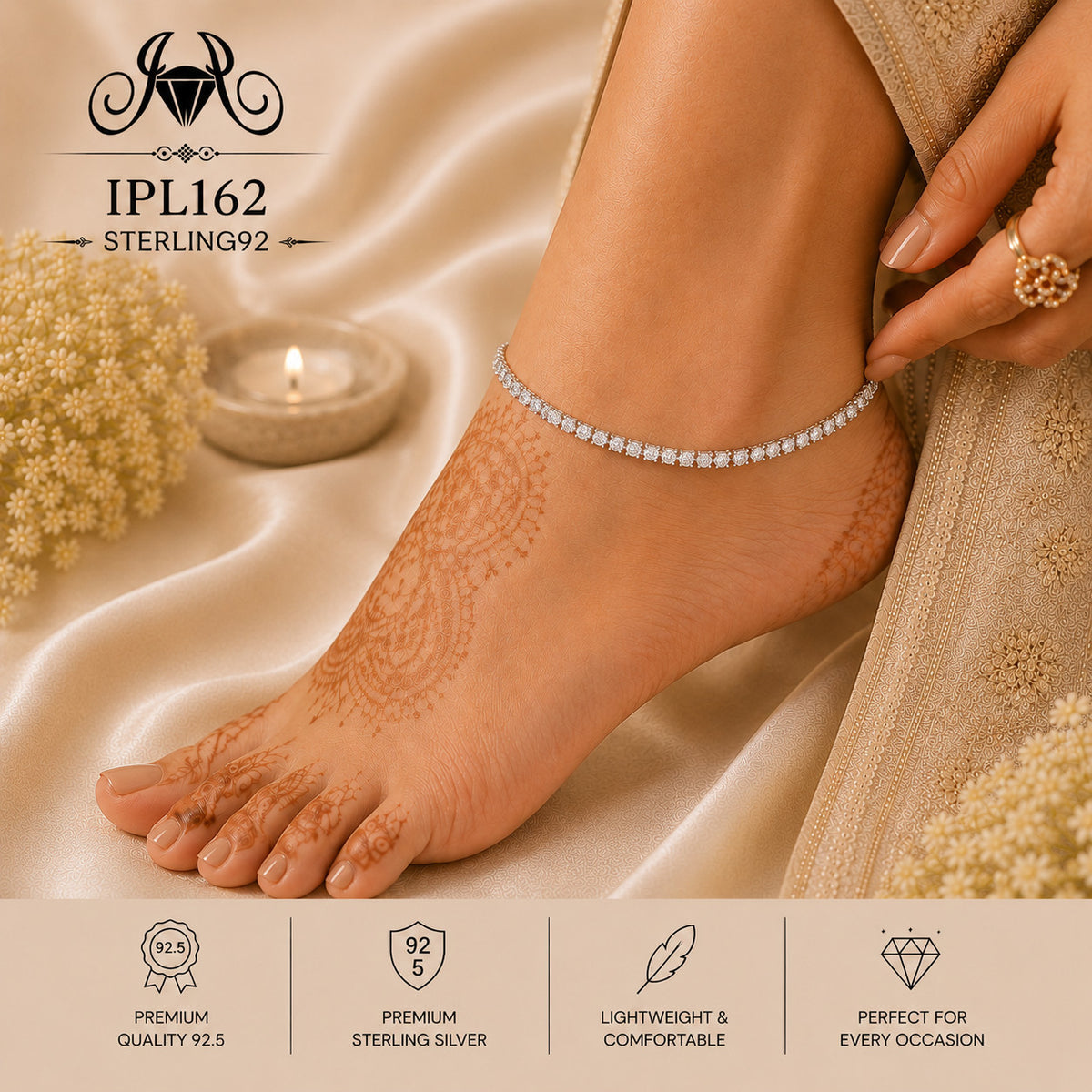 IPL162 Imported Payal wearing