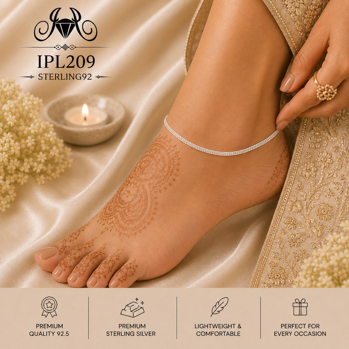 IPL209 Imported Payal wearing