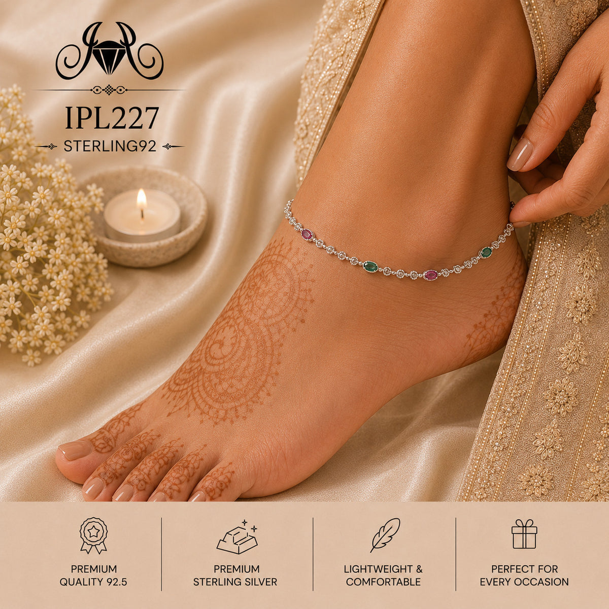 IPL227 Imported Payal wearing