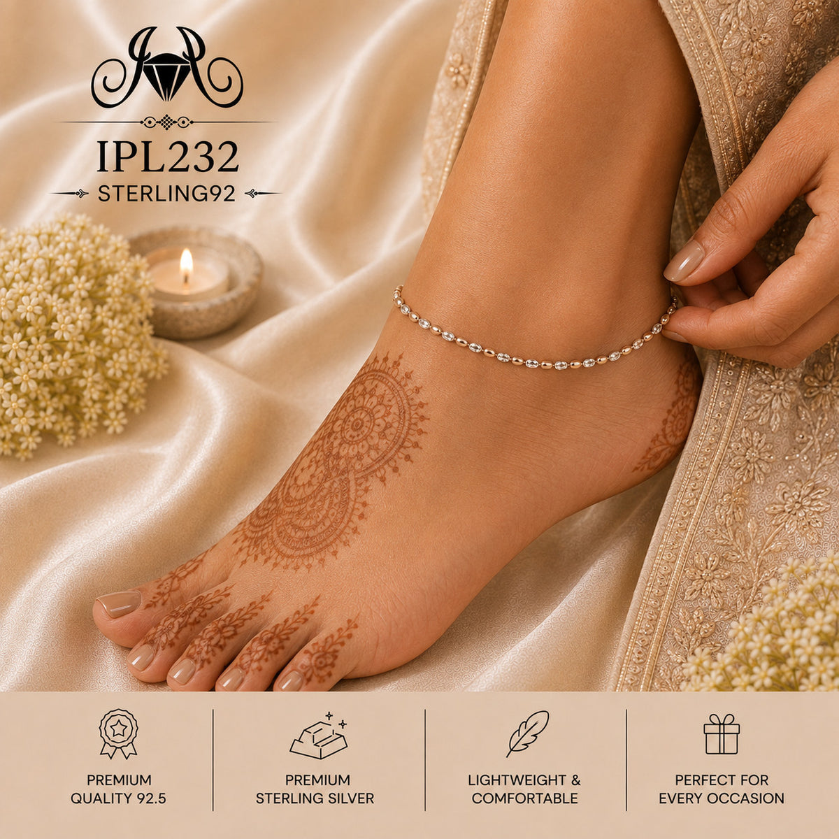 IPL232 Imported Payal wearing