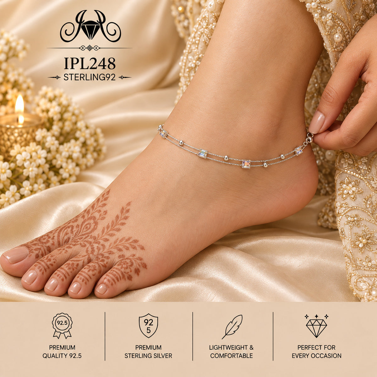 IPL248 Imported Payal wearing