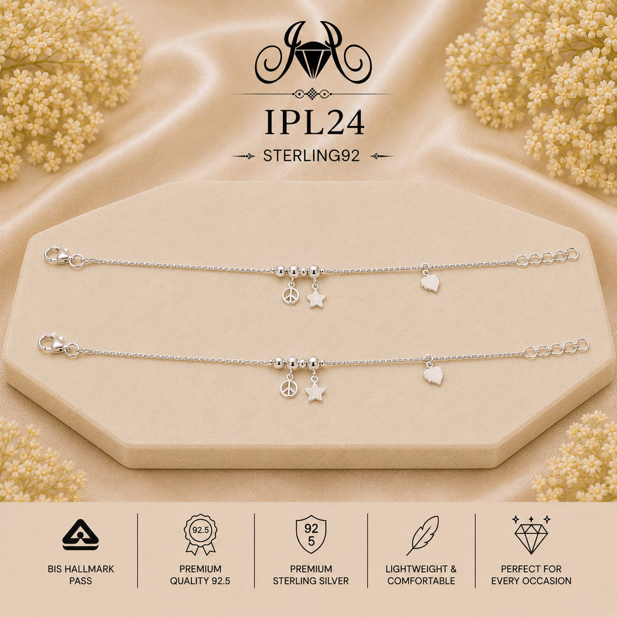 IPL24 92.5 Sterling Silver Payal Portrait
