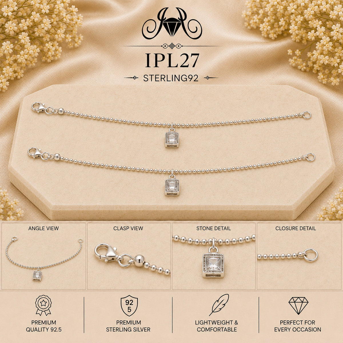 IPL27 92.5 Sterling Silver Payal Collage