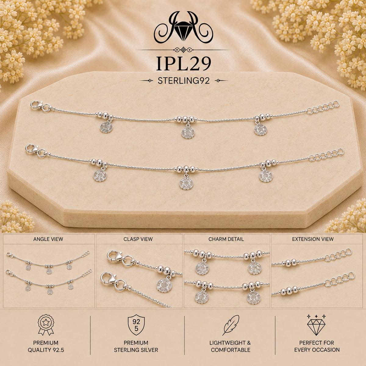 IPL29 92.5 Sterling Silver Payal Collage