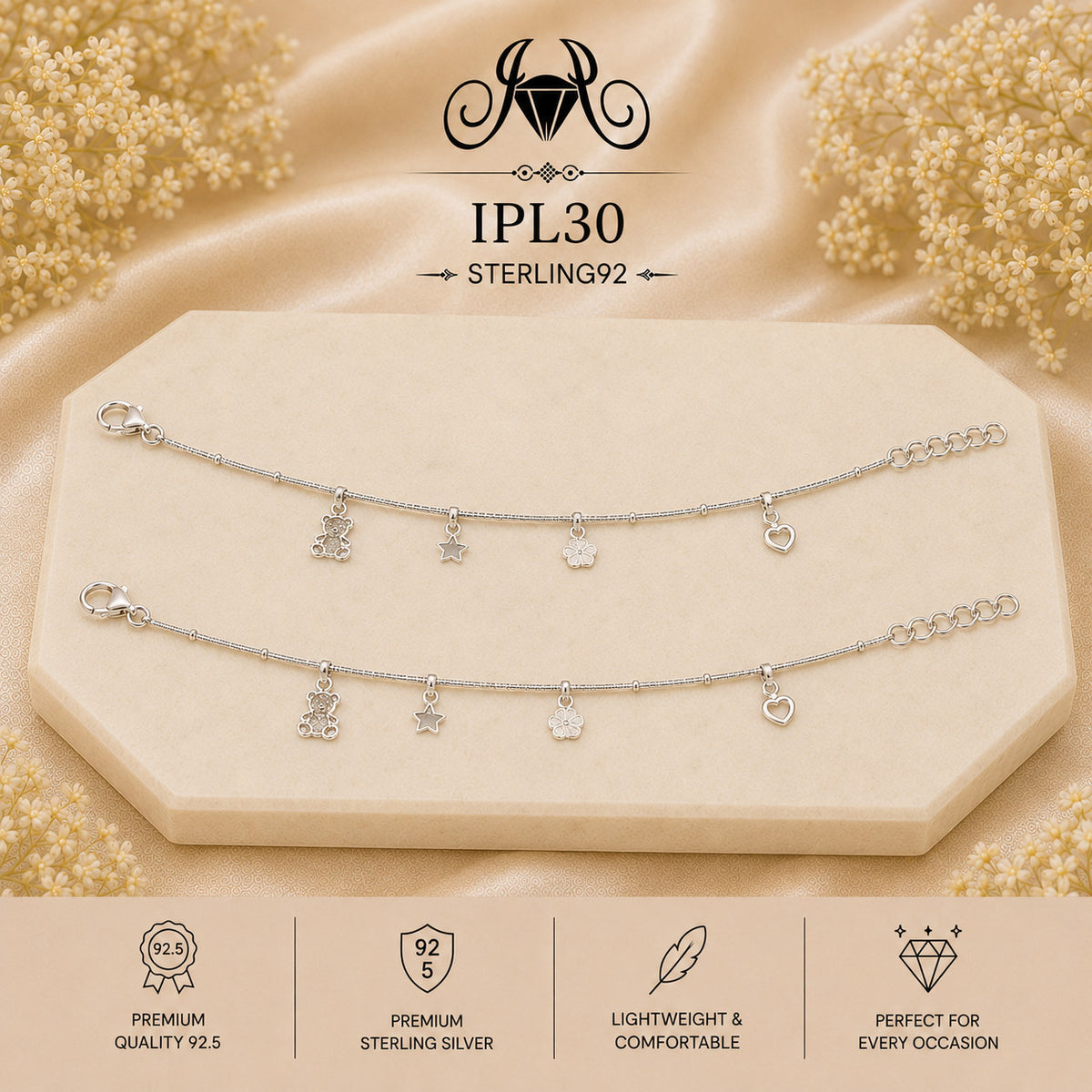 IPL30 92.5 Sterling Silver Payal Portrait