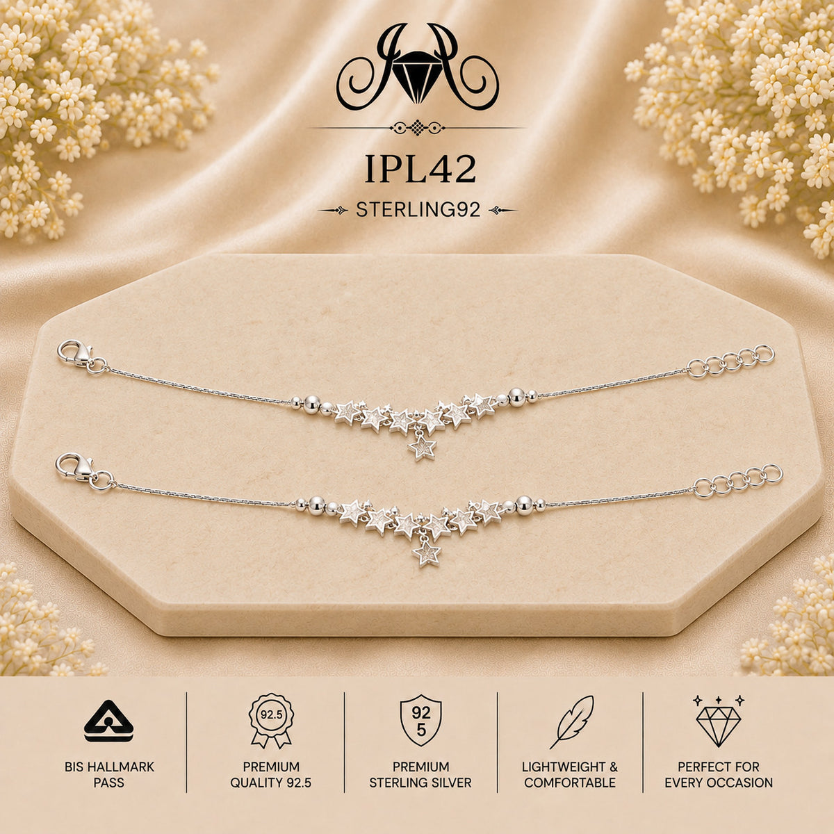 IPL42 92.5 Sterling Silver Payal Portrait