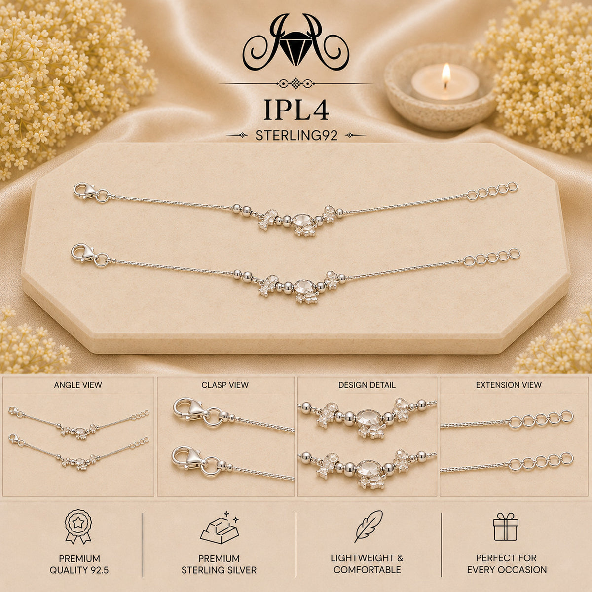 IPL4 92.5 Sterling Silver Payal Collage