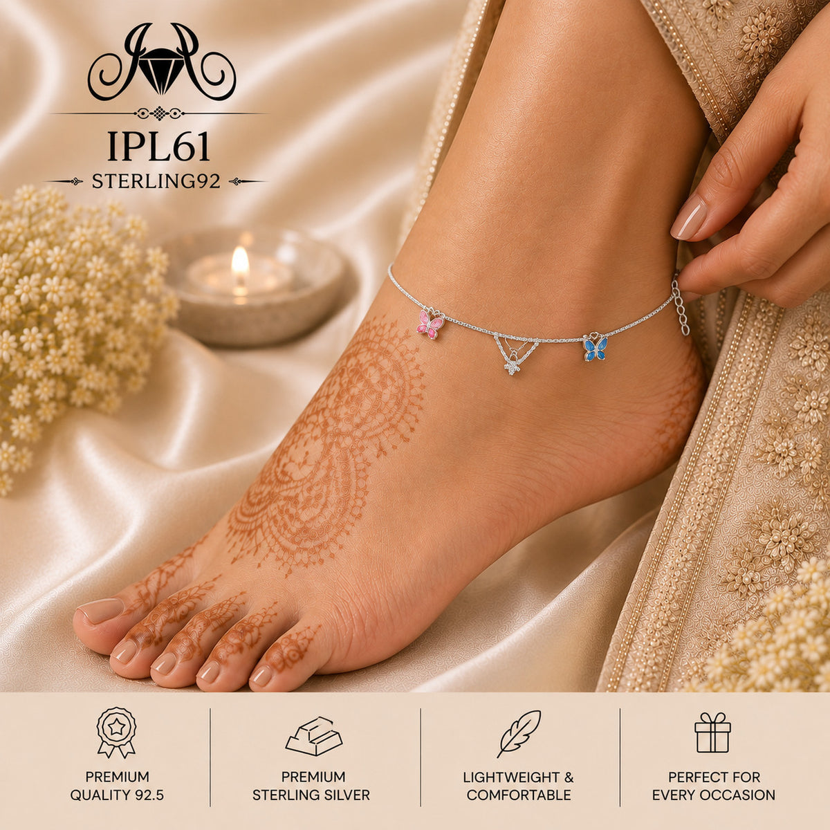 IPL61 Imported Payal wearing