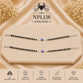 NPL138 Black Beeds Payal portrait