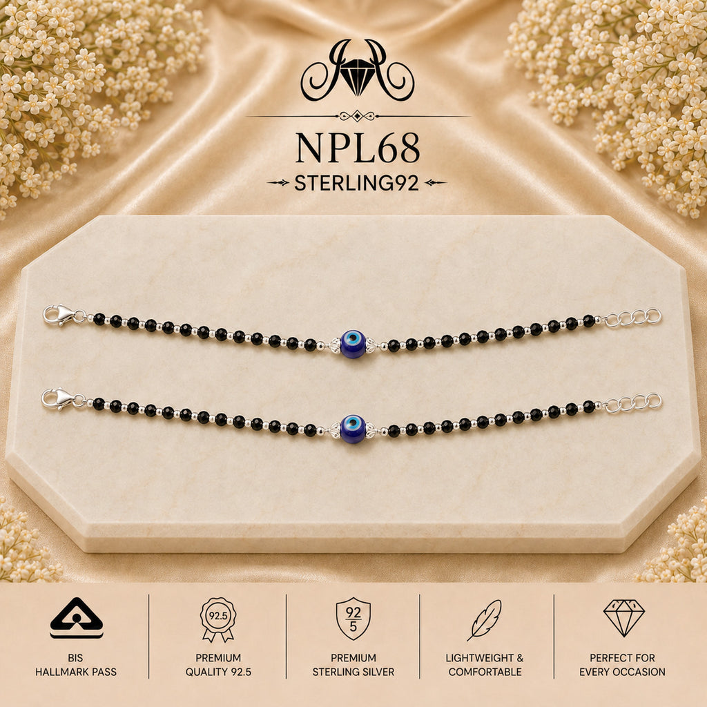 NPL68 Black Beeds Payal portrait