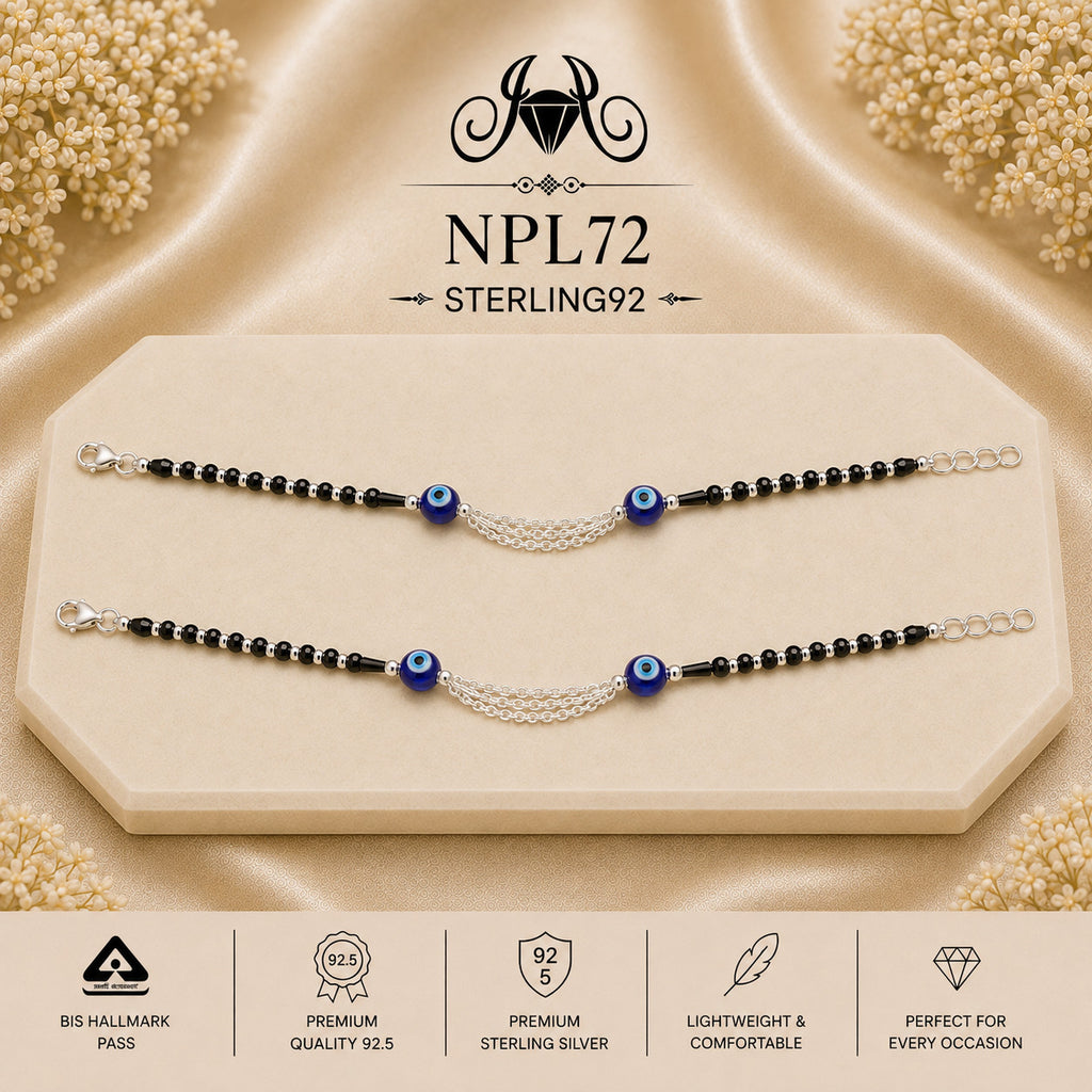 NPL72 Black Beeds Payal portrait