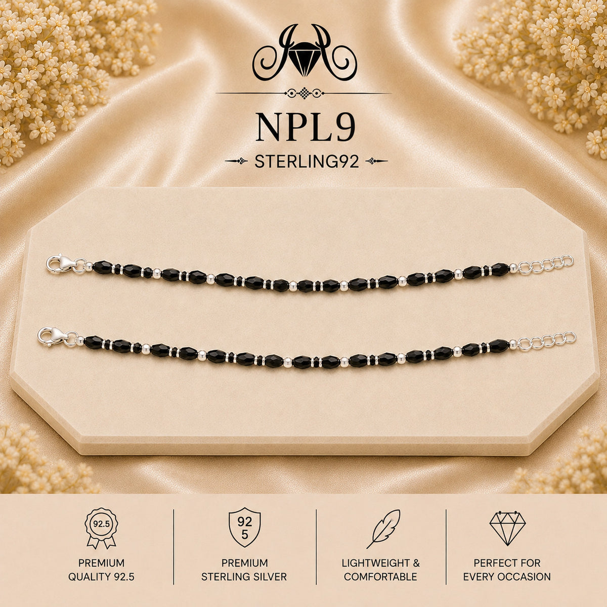 NPL9 Black Beeds Payal portrait