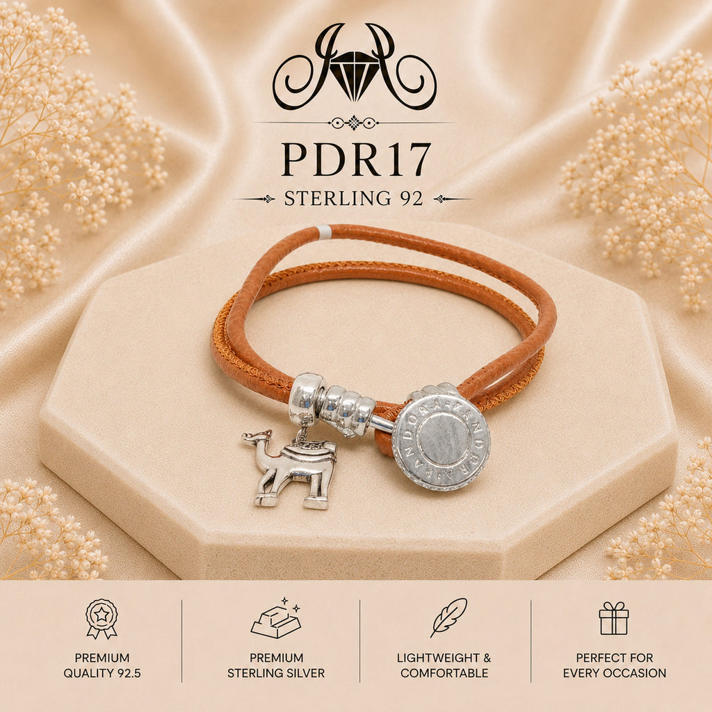 PDR17 92.5 Sterling Silver Charm Bracelet portrait
