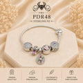PDR48 92.5 Sterling Silver Charm Bracelet portrait