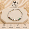 PDR61 92.5 Sterling Silver Charm Bracelet portrait