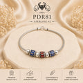 PDR81 92.5 Sterling Silver Charm Bracelet portrait