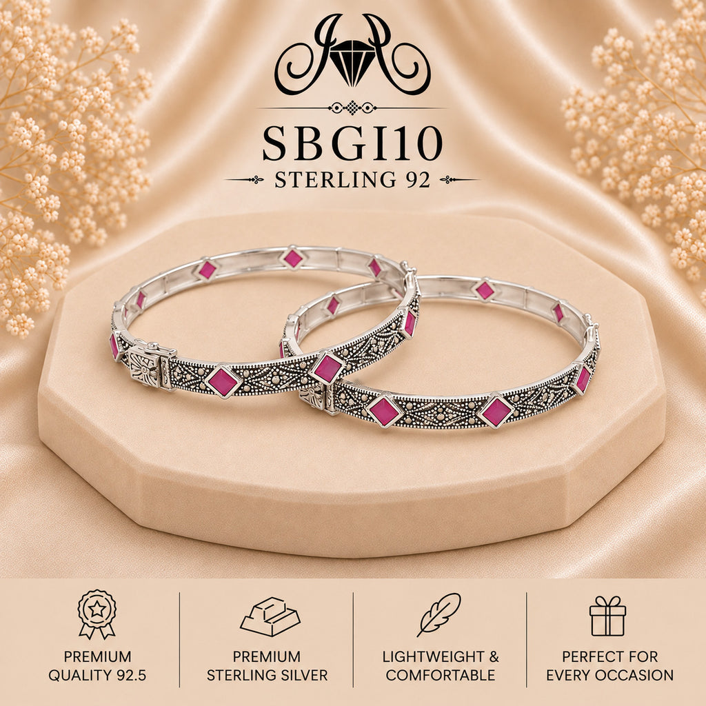 SBGI10 Sterling Silver Bangles portrait