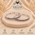 SBGI10 Sterling Silver Bangles portrait