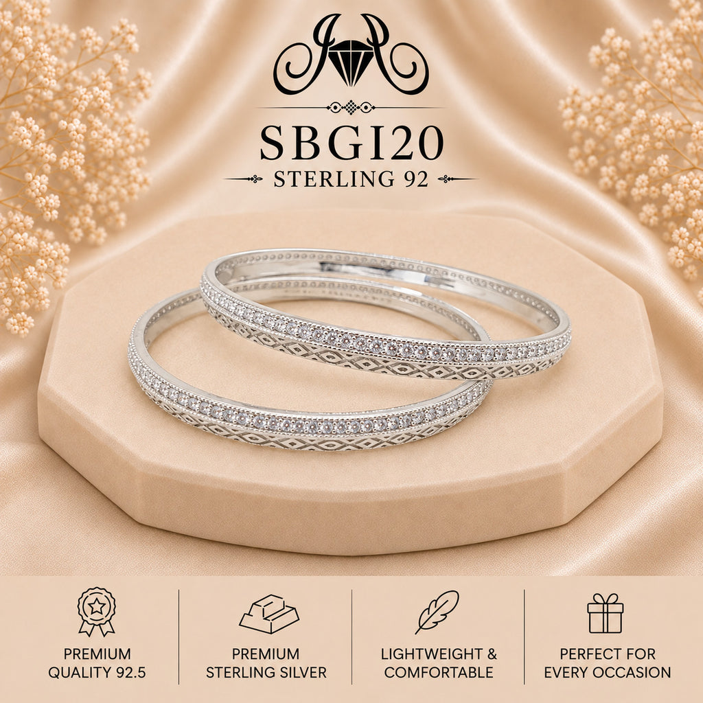 SBGI20 Sterling Silver Bangles portrait