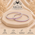SBGI24 Sterling Silver Bangles portrait