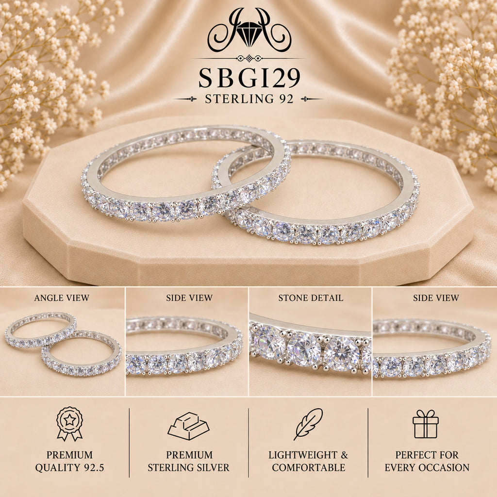 SBGI29 Sterling Silver Bangles collage