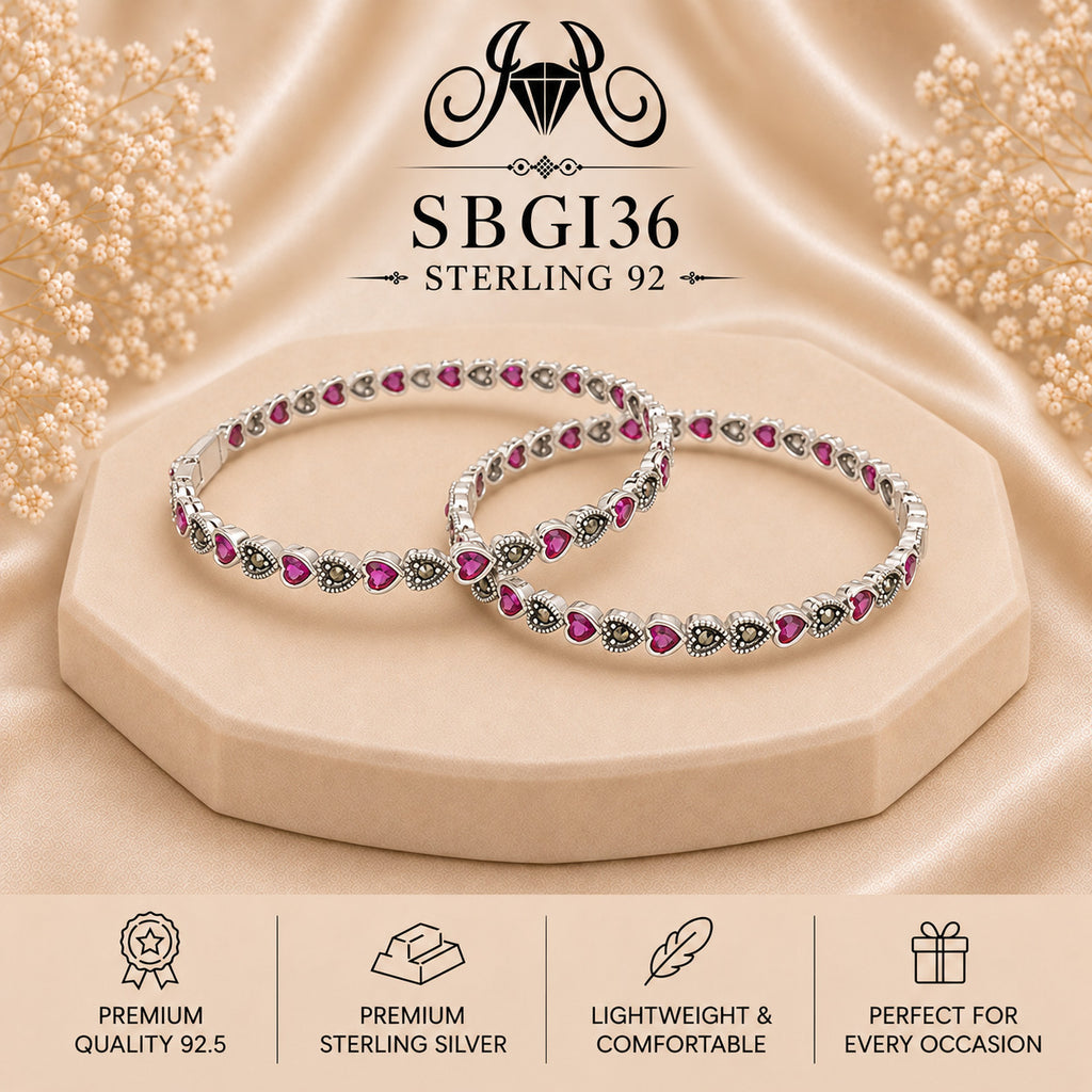 SBGI36 Sterling Silver Bangles portrait