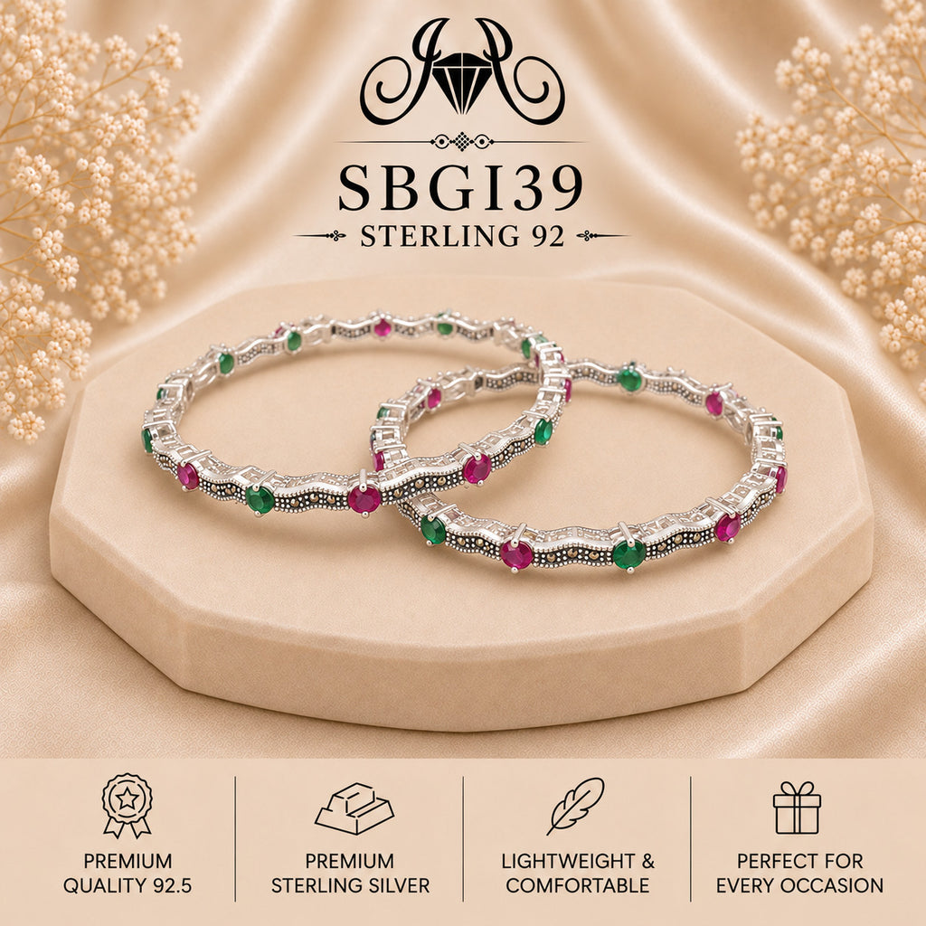 SBGI39 Sterling Silver Bangles portrait