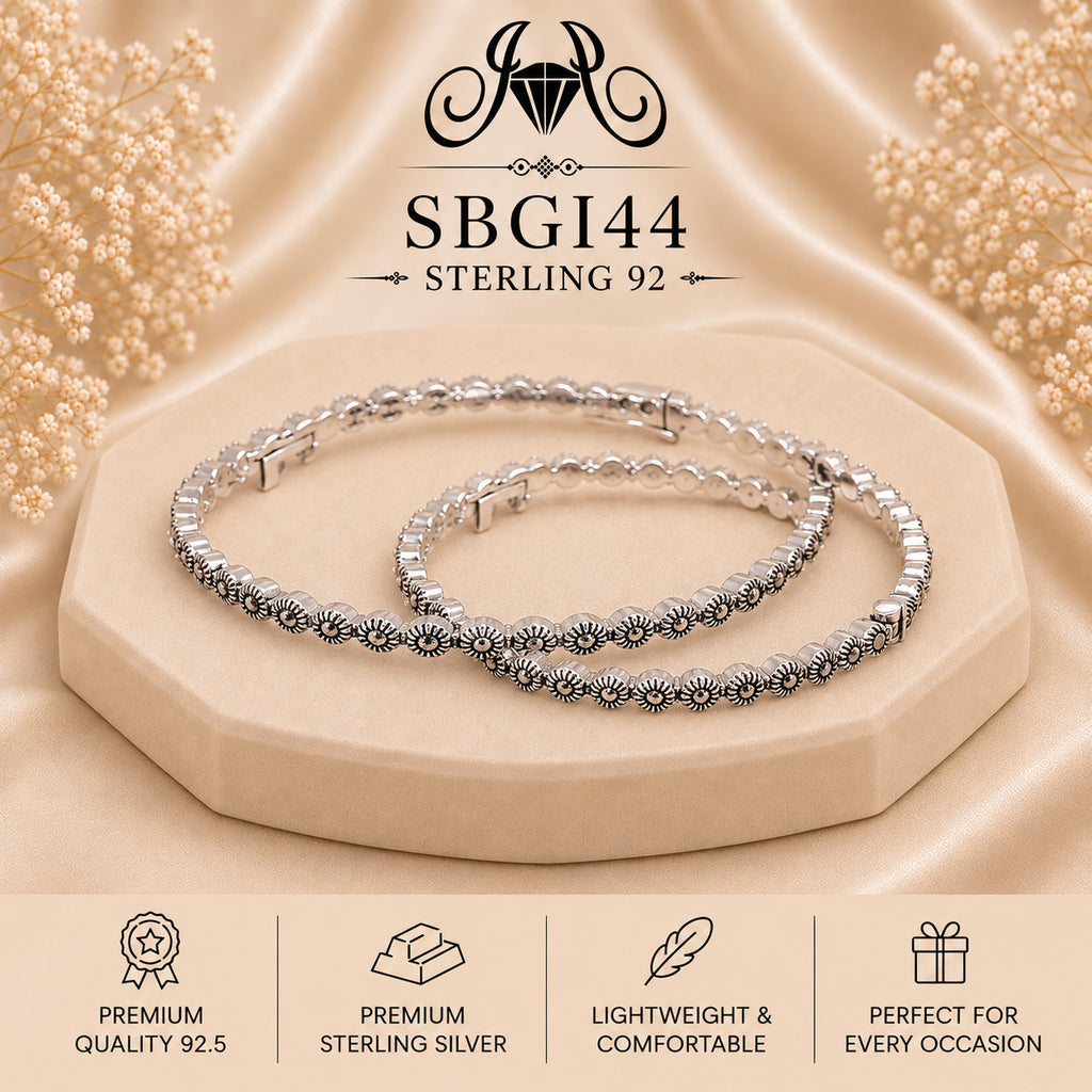 SBGI44 Sterling Silver Bangles portrait