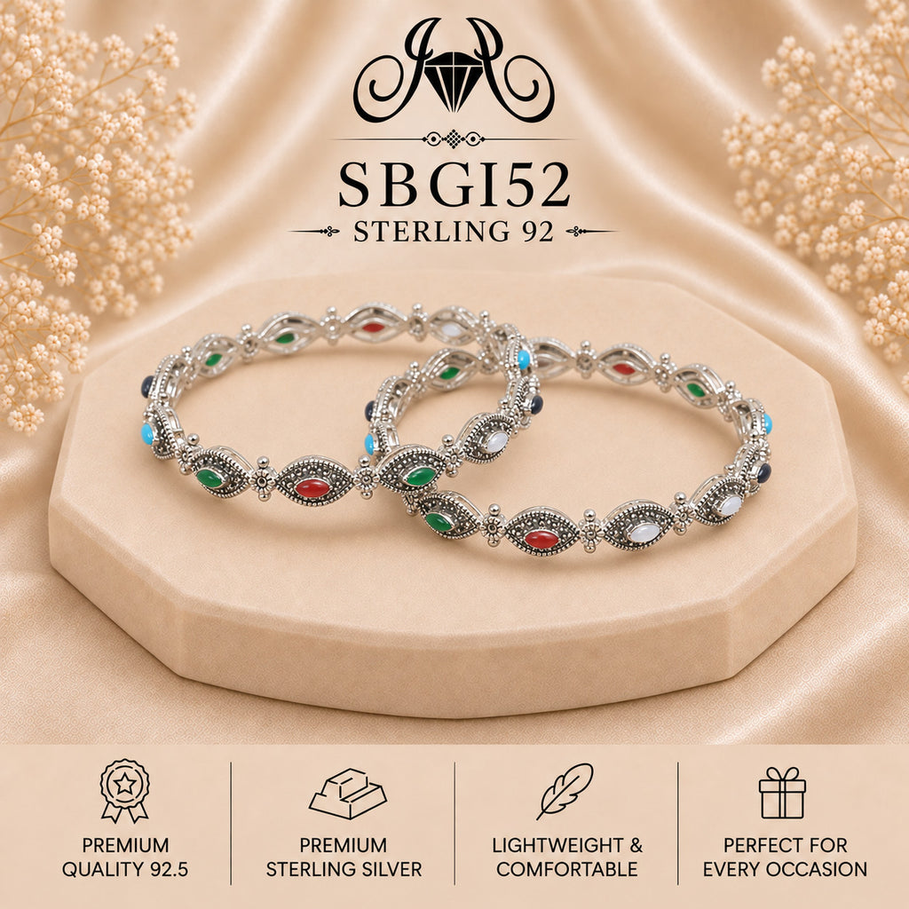 SBGI52 Sterling Silver Bangles portrait