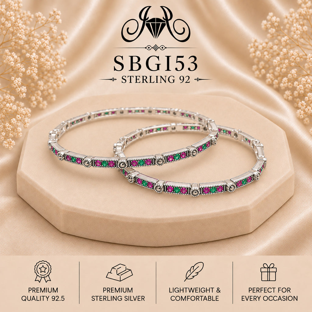 SBGI53 Sterling Silver Bangles portrait
