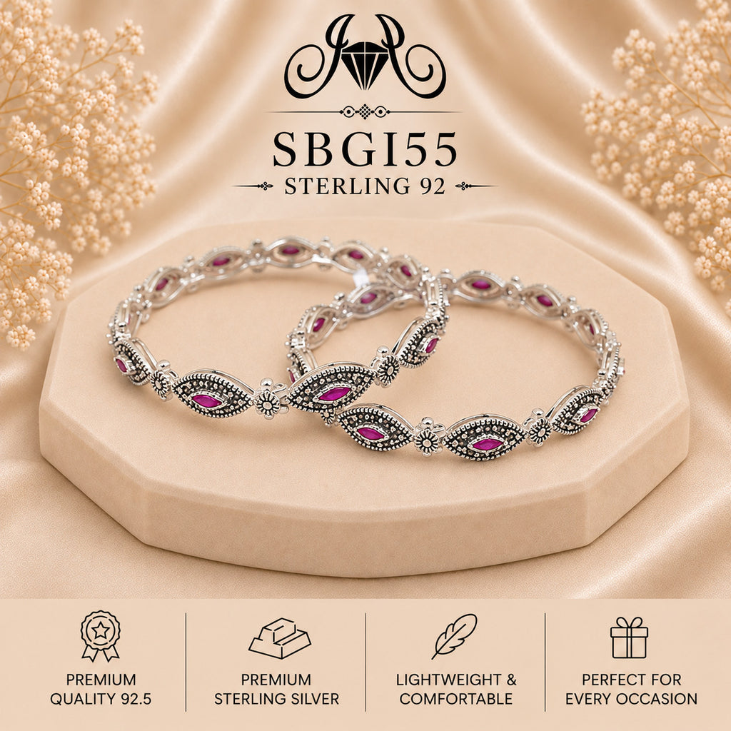 SBGI55 Sterling Silver Bangles portrait