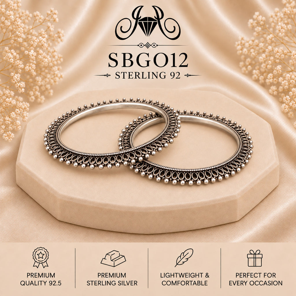 SBGO12 Sterling Silver Bangles portrait