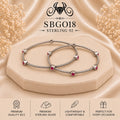 SBGO18 Sterling Silver Bangles portrait