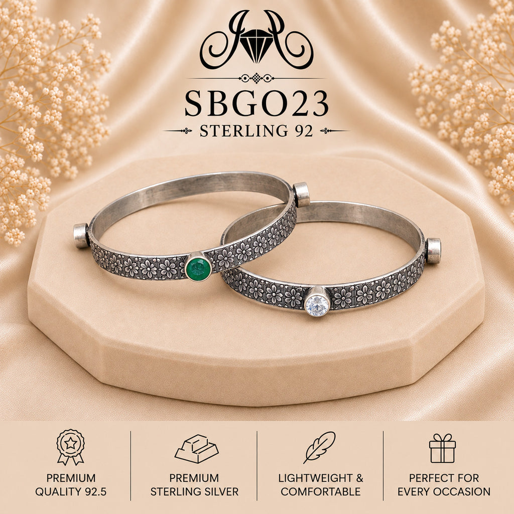SBGO23 Sterling Silver Bangles portrait