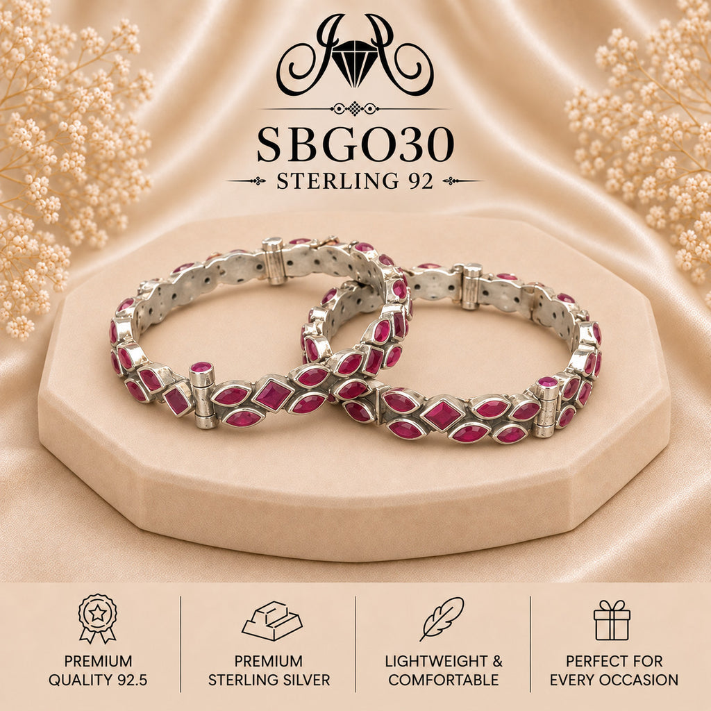 SBGO30 Sterling Silver Bangles portrait
