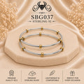 SBGO37 Sterling Silver Bangles portrait