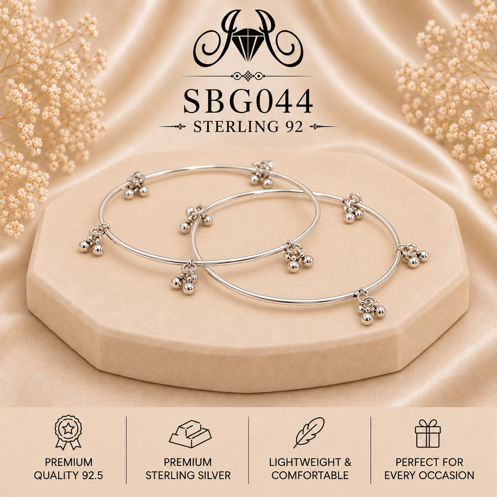 SBGO44 Sterling Silver Bangles portrait