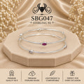 SBGO47 Sterling Silver Bangles portrait