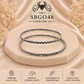 SBGO48 Sterling Silver Bangles portrait