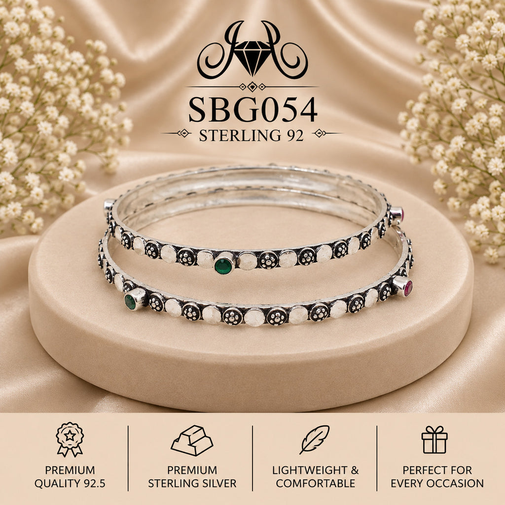 SBGO54 Sterling Silver Bangles portrait