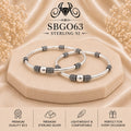 SBGO63 Sterling Silver Bangles portrait