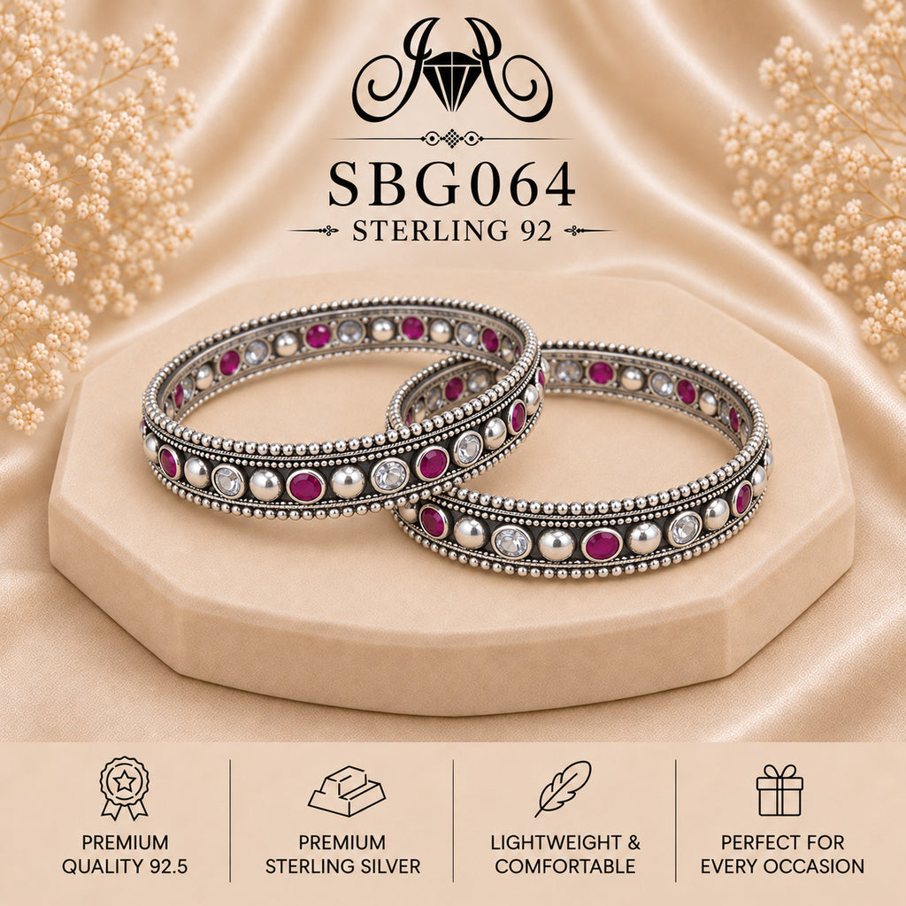 SBGO64 Sterling Silver Bangles portrait